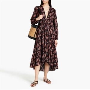 ULLA Johnson Joan floral midi dress